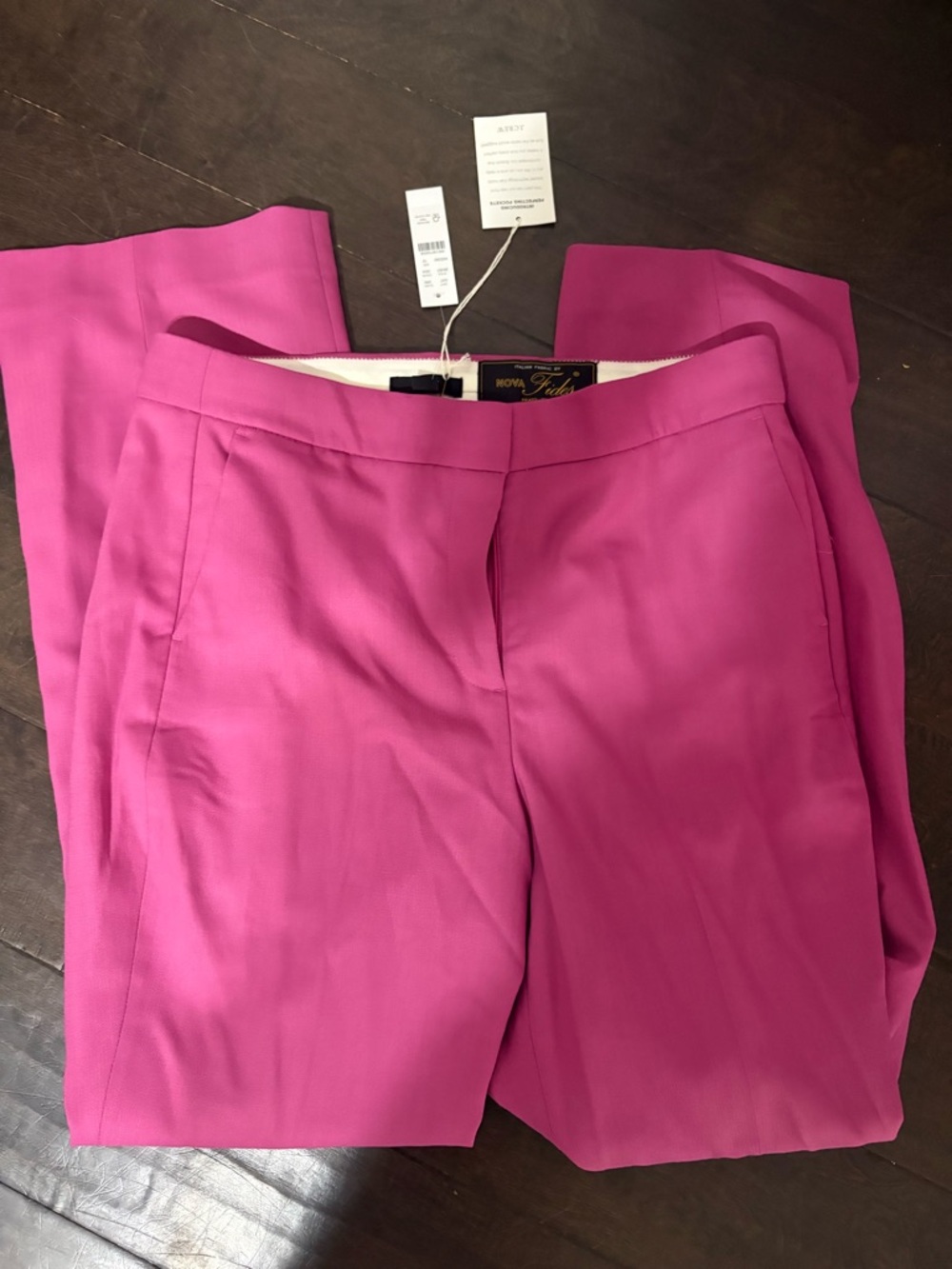 J. Crew Women's Bright pink Tailored Trousers